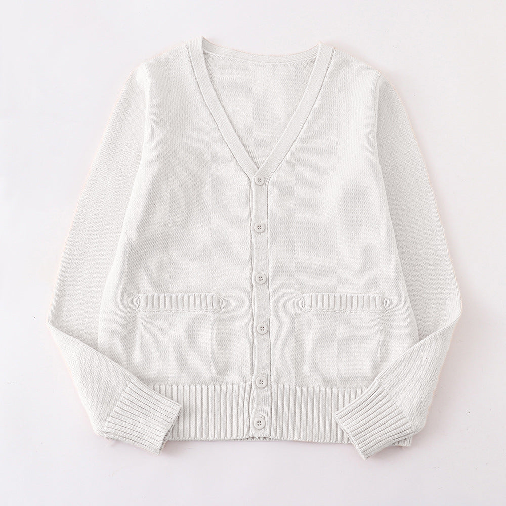 Female Cotton Cardigan Sweater