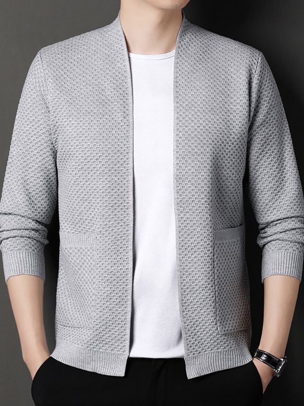 Men's Slim Fit Knitted Cardigan