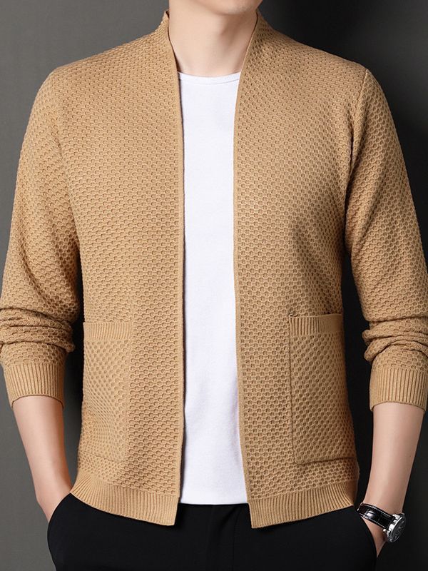 Men's Slim Fit Knitted Cardigan