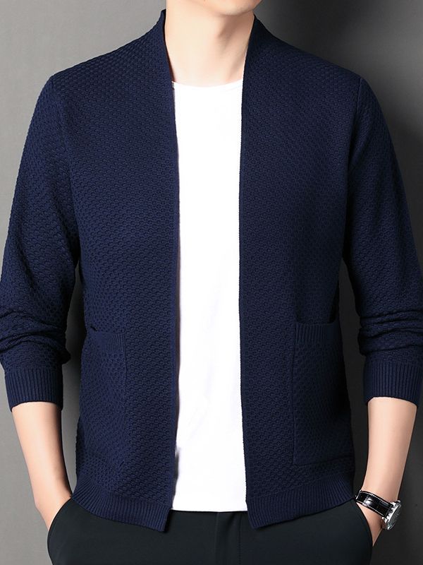 Men's Slim Fit Knitted Cardigan