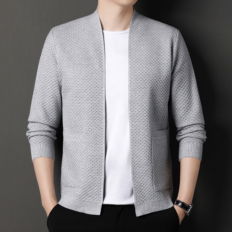 Men's Slim Fit Knitted Cardigan