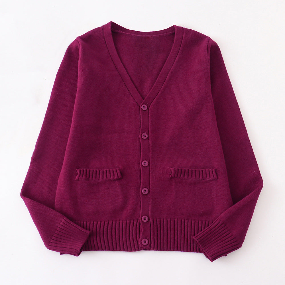 Female Cotton Cardigan Sweater