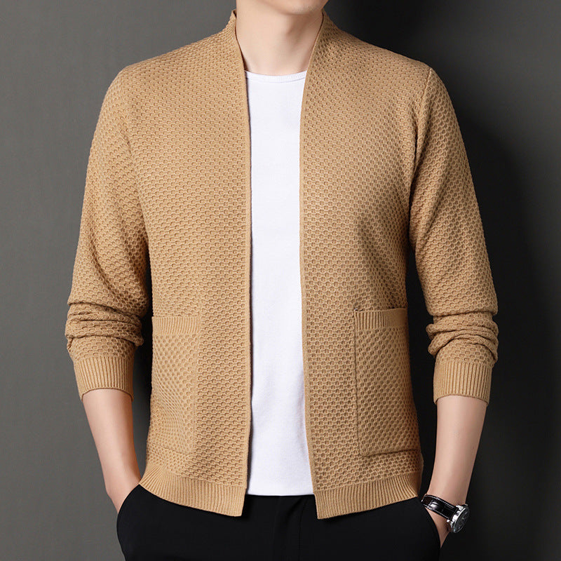 Men's Slim Fit Knitted Cardigan