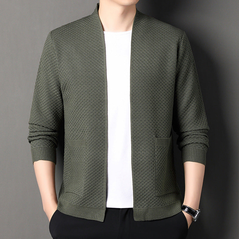 Men's Slim Fit Knitted Cardigan
