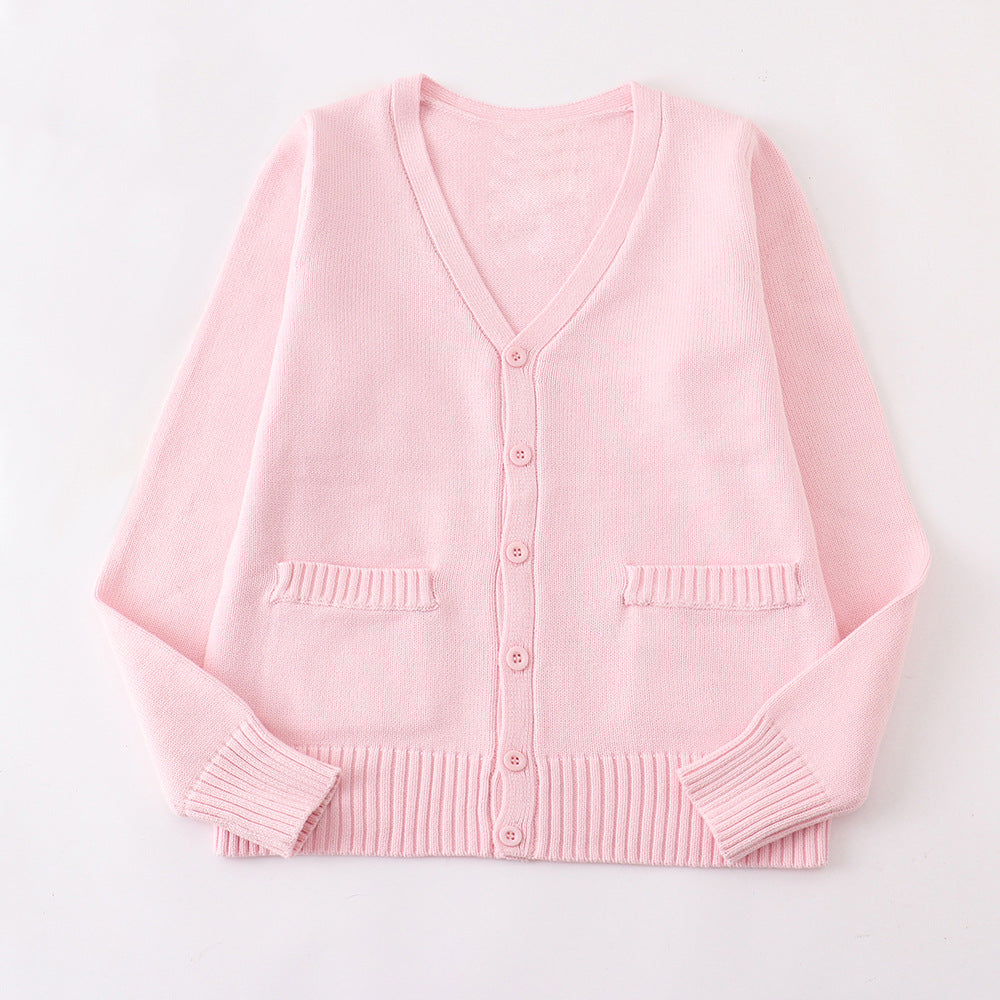 Female Cotton Cardigan Sweater