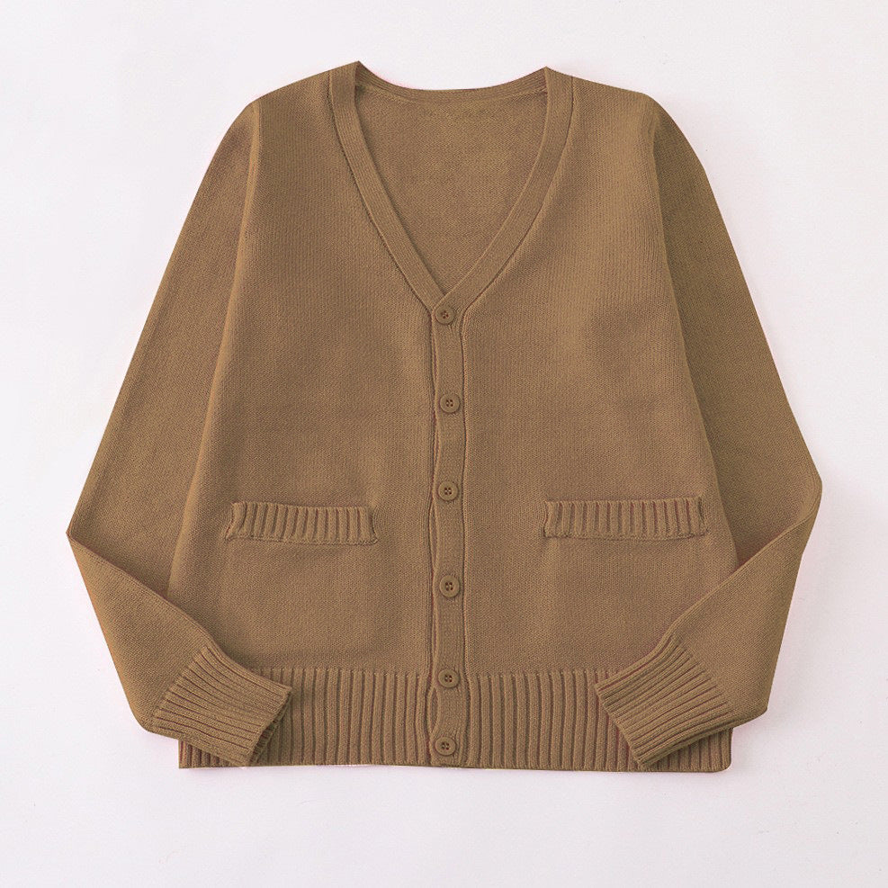 Female Cotton Cardigan Sweater